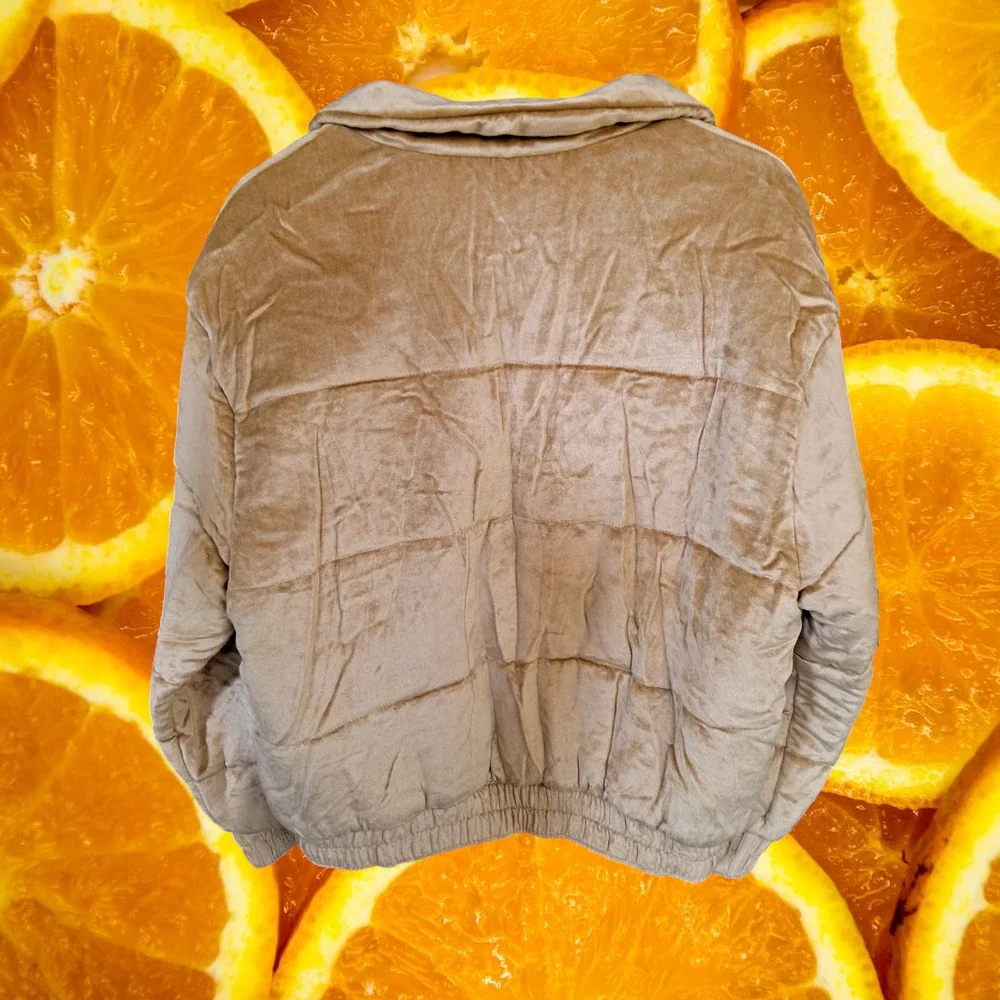Lou & Grey Gold Quilted‎ Insulated Jacket Size Large